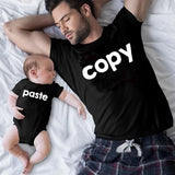 T Shirt Pere Fils Copier Coller - MatchingMood