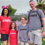 Tee Shirt Famille Copy Paste