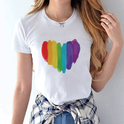 Tee Shirt Mere Coeur de Toutes les Couleurs