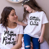 T-Shirt Mère Fille Princesse