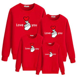 Pull Famille Assorti Love You
