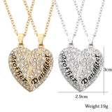 Collier Mère Fille Brillant