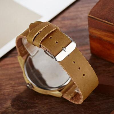 Montre Couple Motif Nature