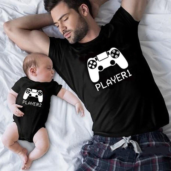 T Shirt Père Fils Jeux