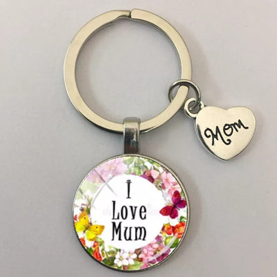 Porte Clé Mère Fille Multicolore