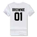 T-Shirt Brownie 01 Blanc