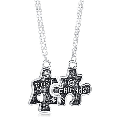 Collier d'Amitié Puzzle Pour Garçon Best Friends
