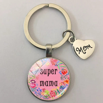 Porte Clé Mère Fille Multicolore