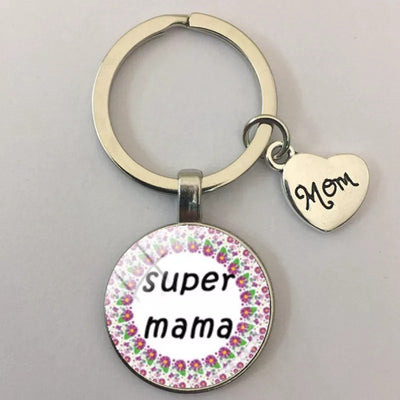 Porte Clé Mère Fille Multicolore