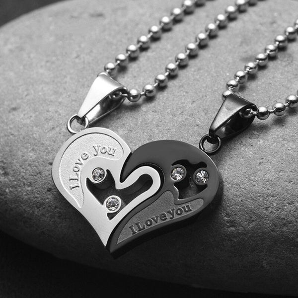 Collier Coeur Couple
