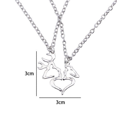 Collier Couple de Cerfs Dimensions