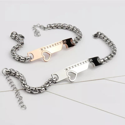 Bracelet Couple Acier