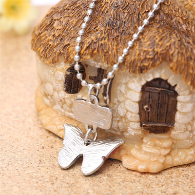 Collier Meilleures Amies Papillon