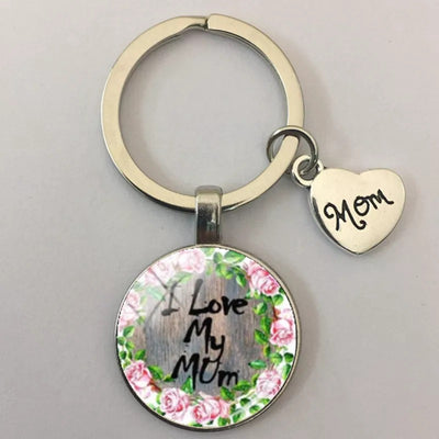 Porte Clé Mère Fille Multicolore