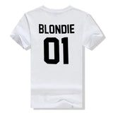 T-Shirt Blondie Blanc