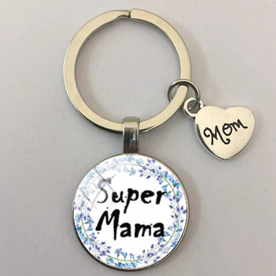 Porte Clé Mère Fille Multicolore