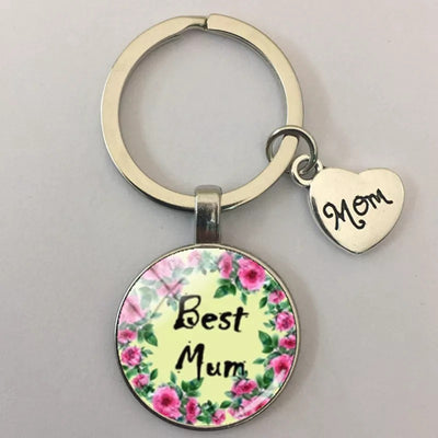 Porte Clé Mère Fille Multicolore