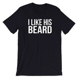 T-shirt I Like His Beard noir
