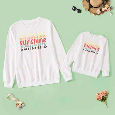 Pull Mère Fille Soleil