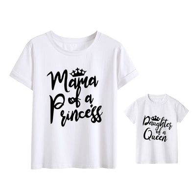 T-Shirt Mère Fille Princesse
