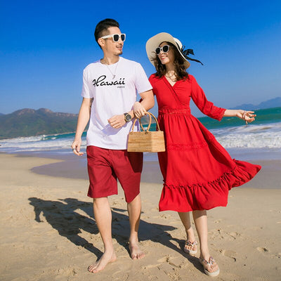 Famille Vetement Assorti Père Mère