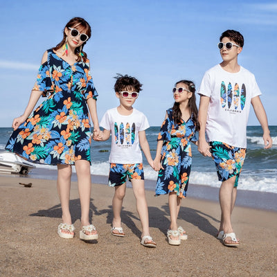 Vetement Famille Coordonné Parents Enfants