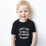 T Shirt Assorti Mère Fille Noir